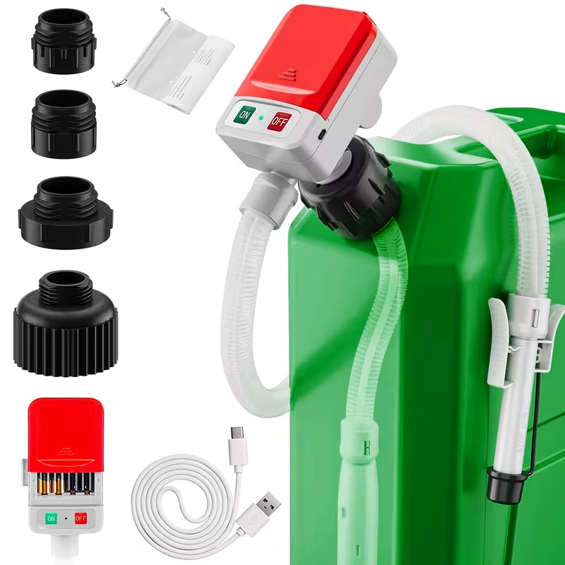 Diesel Water Pump - Multi-Purpose Portable Liquid Pump- Works with