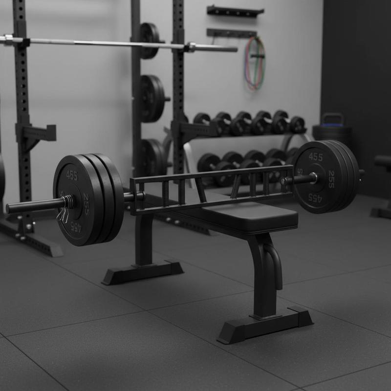 Heavy Equipment Safety Training - Multi-Grip Weightlifting Rod 83-inch For Bench