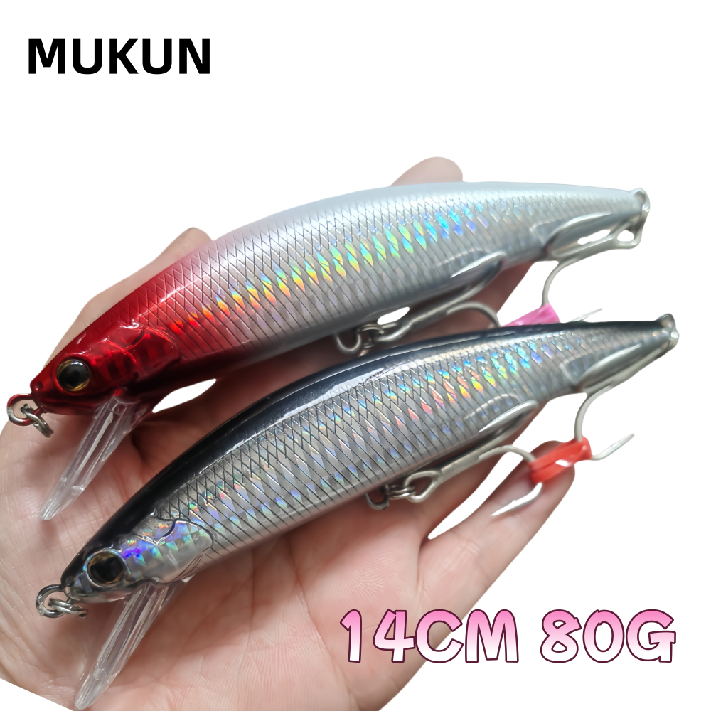 Heavy Equipment Komatsu - 140mm 80g Big Heavy Sinking Minnow