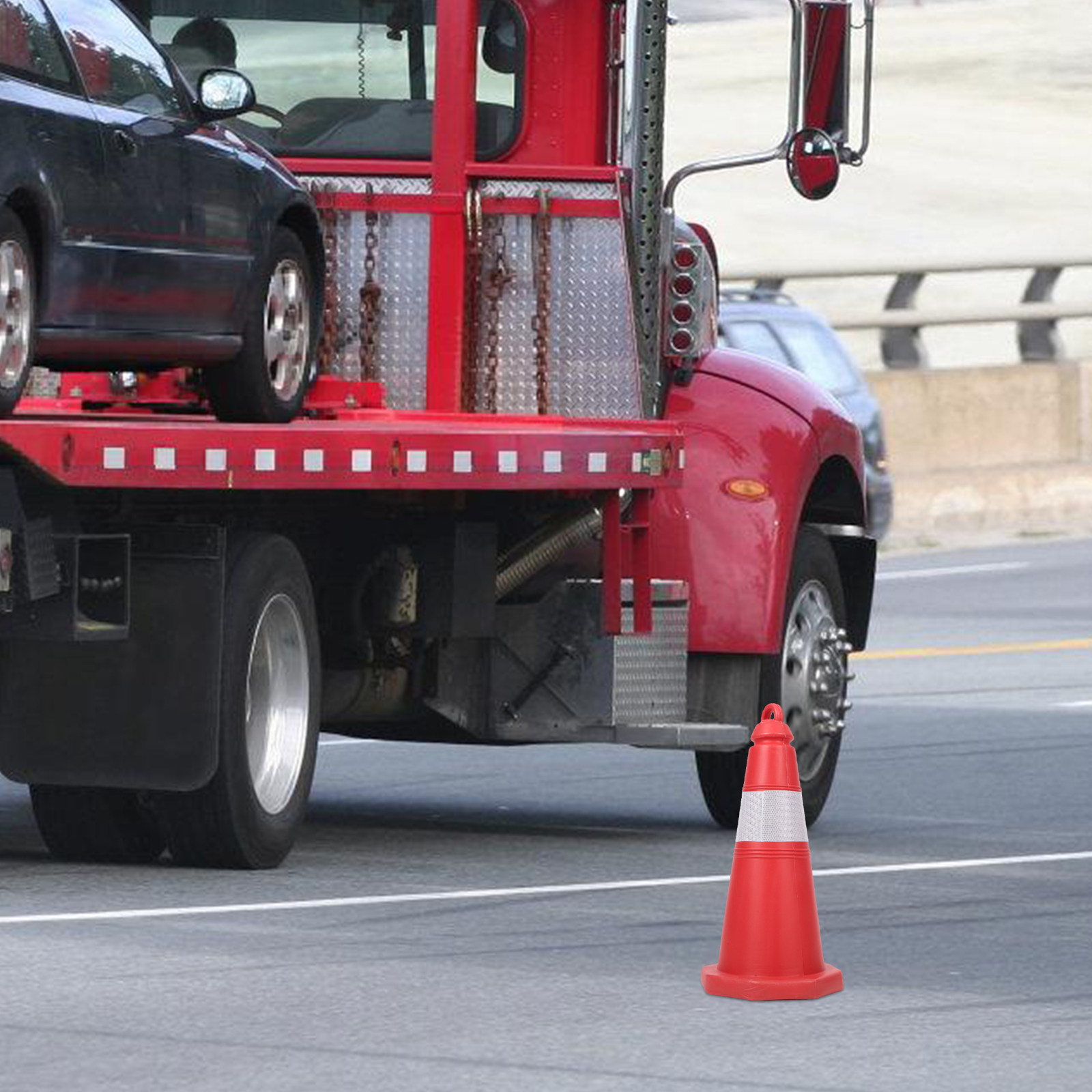 Road Traffic Cone - Large Reflective Traffic Cone Heavy Duty