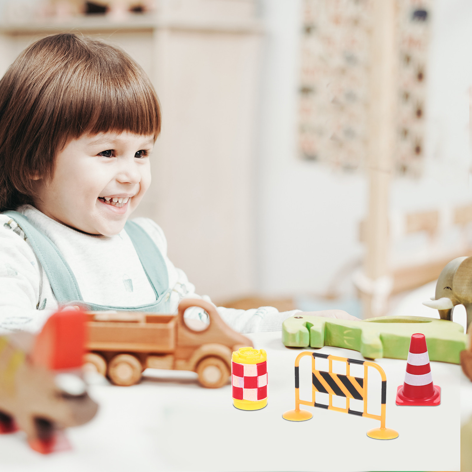 Road Traffic Cone - 24Pcs Traffic Simulation Educational Early Learning