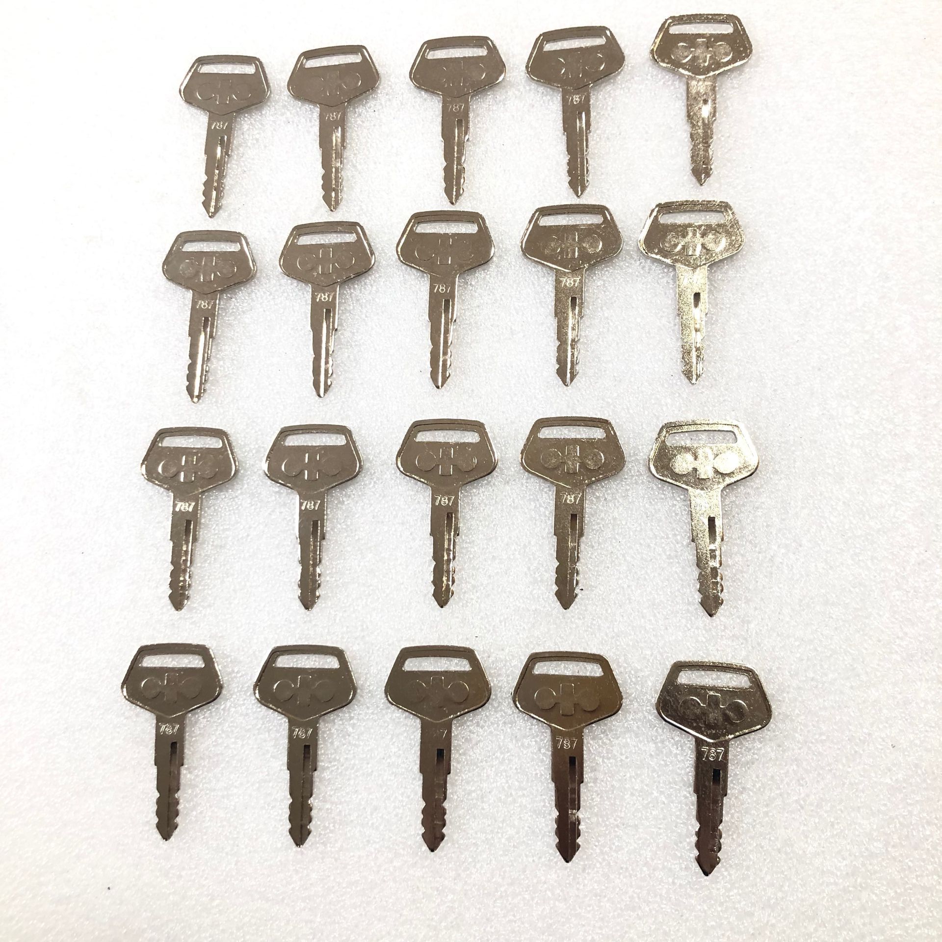Heavy Equipment Komatsu - 20PCS 787 Key for Komatsu Excavator
