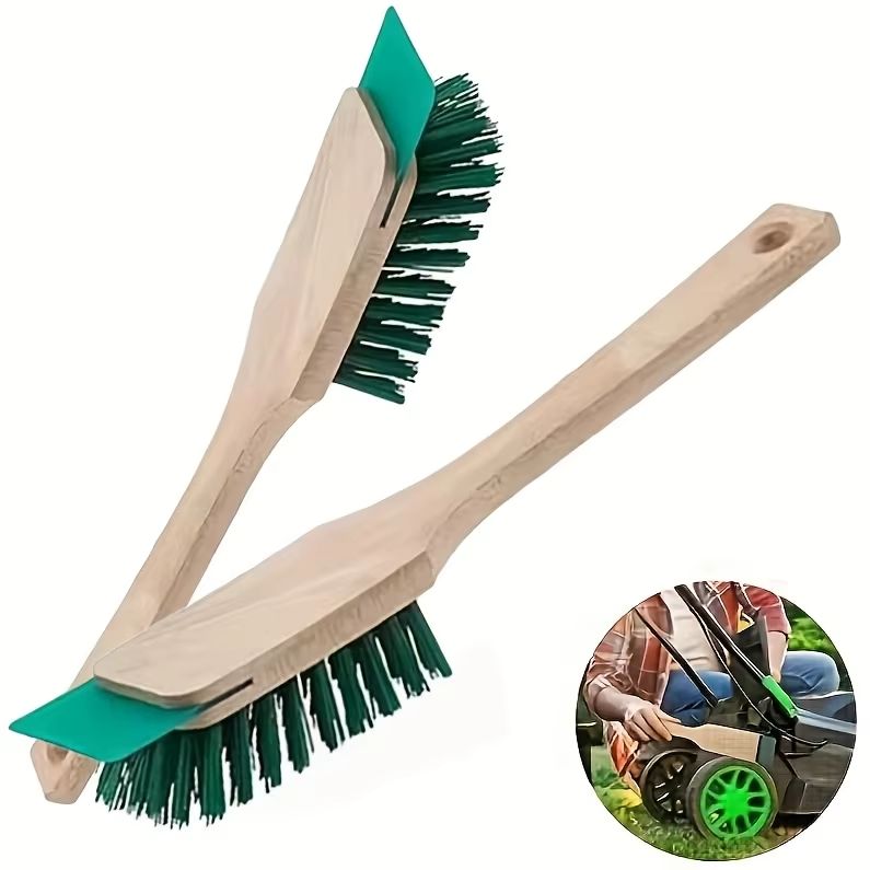 Heavy Equipment Scraper - Ergonomic Heavy-Duty Lawn Mower Cleaning Brush