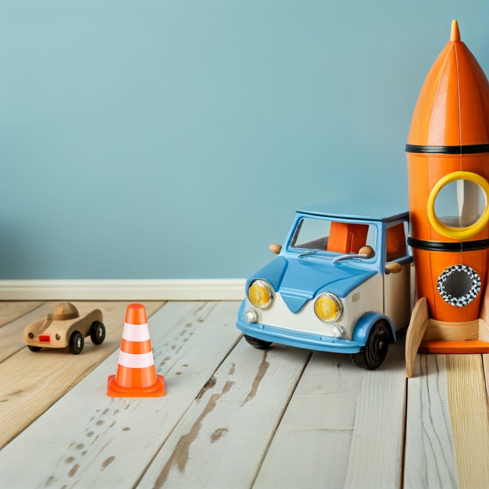 Road Traffic Cone - 24Pcs Mini Traffic Cones Orange Construction