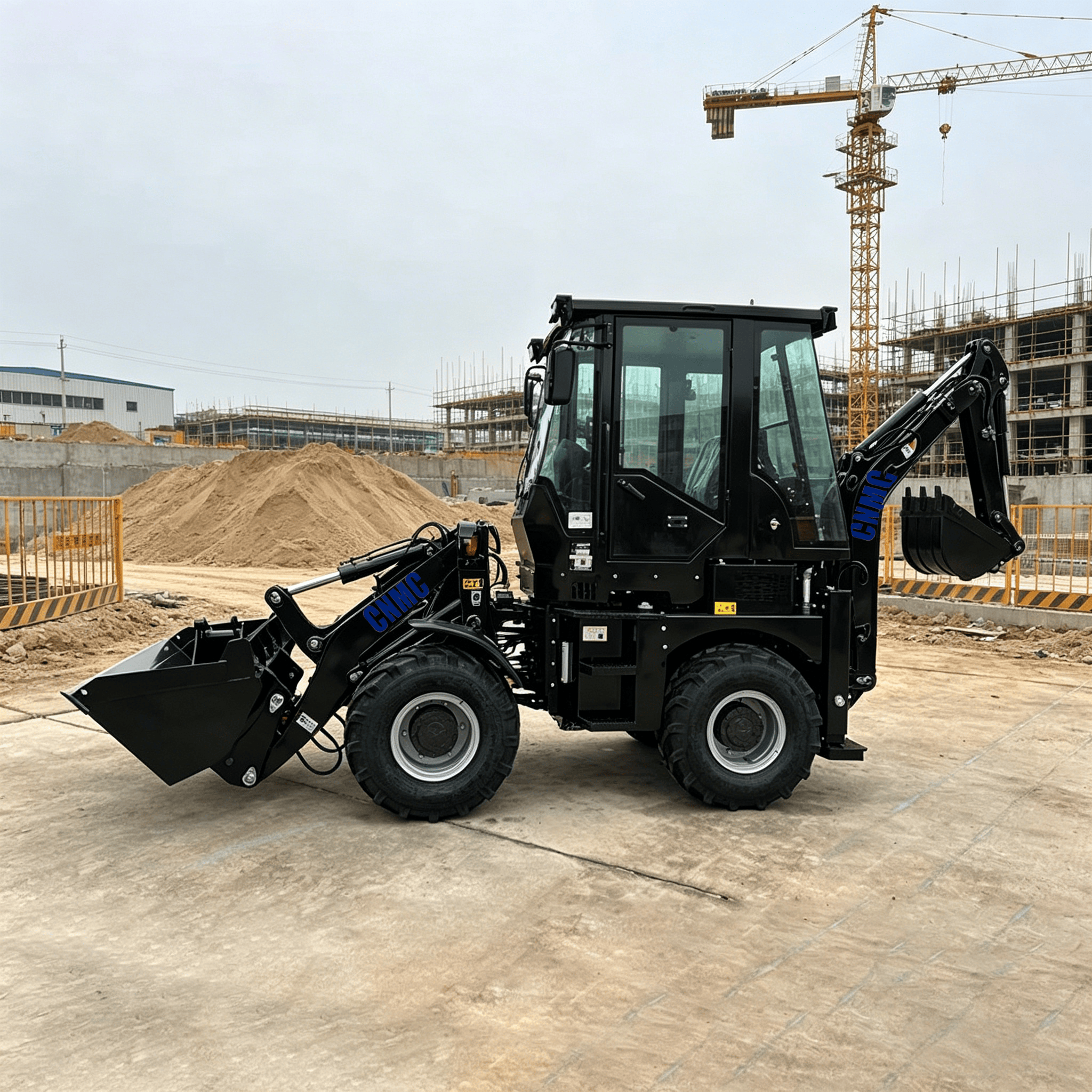 Tractor Backhoe - 3.5 Ton Backhoe Loader Digger Multifunctional