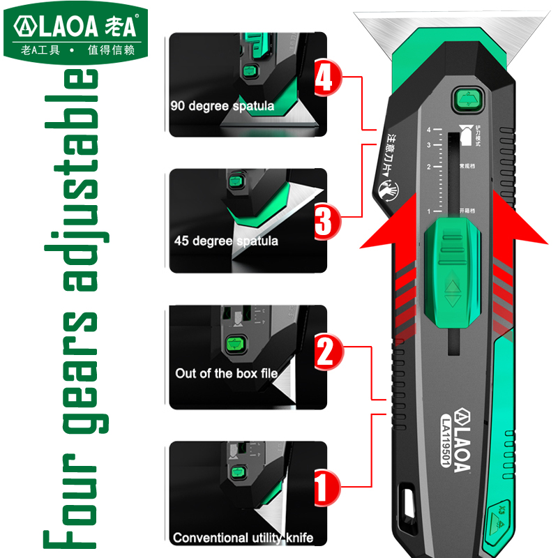 LAOA Four-speed multifunctiona - огляд і ціна Heavy Equipment Scraper