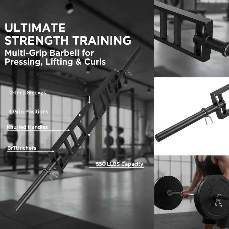 Multi-Grip Weightlifting Rod 8 - огляд і ціна Heavy Equipment Safety Training