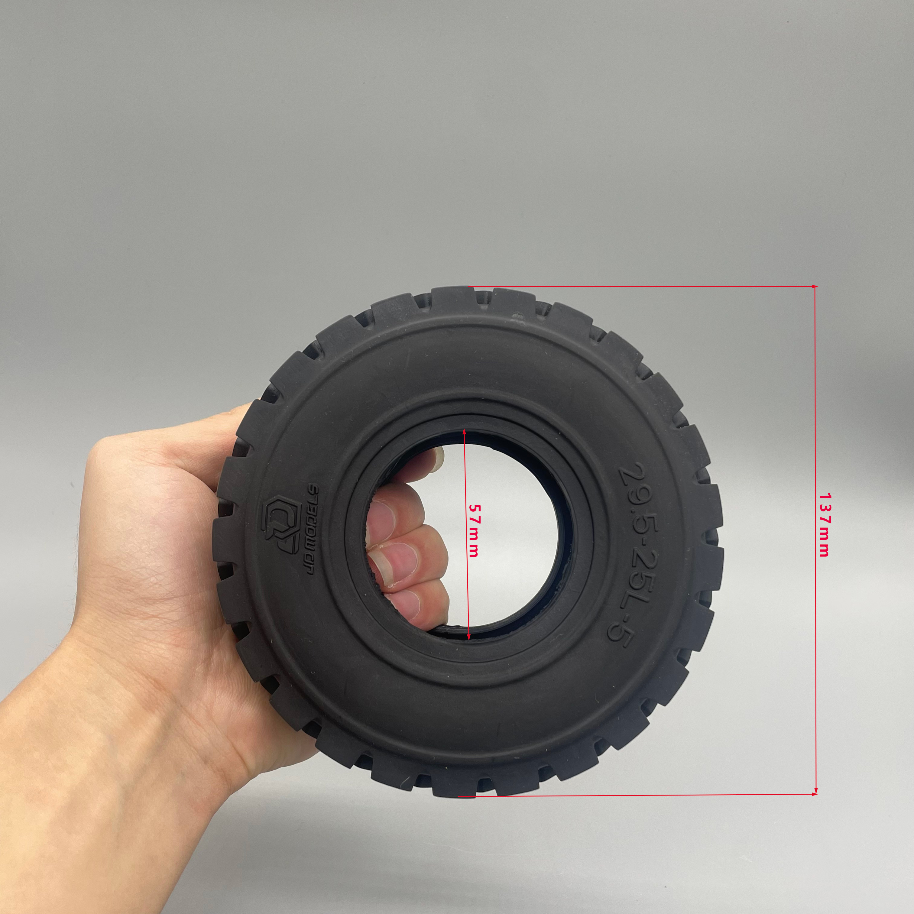RC Loader Tires 137mm JDM-82 H - огляд і ціна Heavy Equipment Forklift