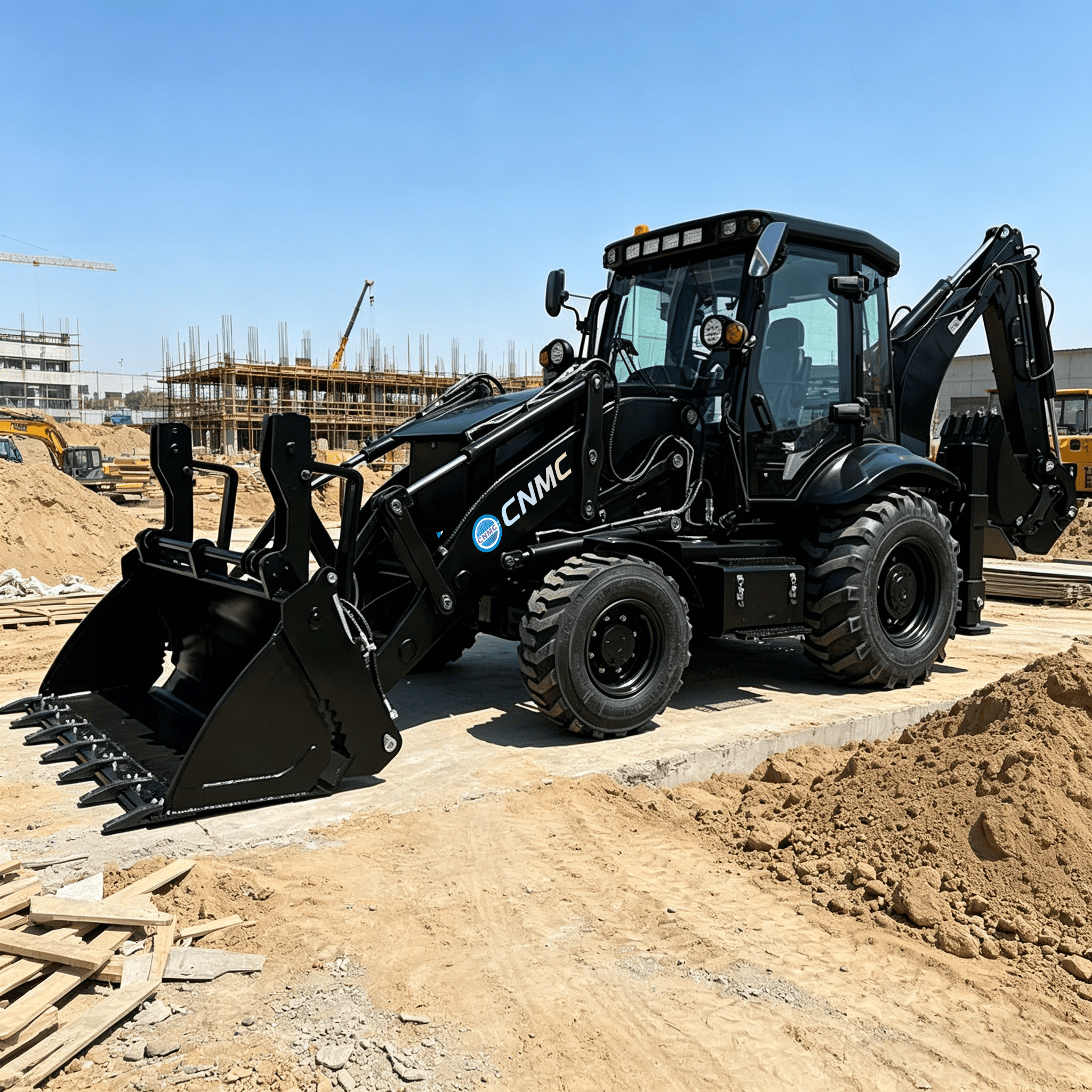 CN35-45 10 Tons 4x4 Wheel Load - огляд і ціна Tractor Backhoe