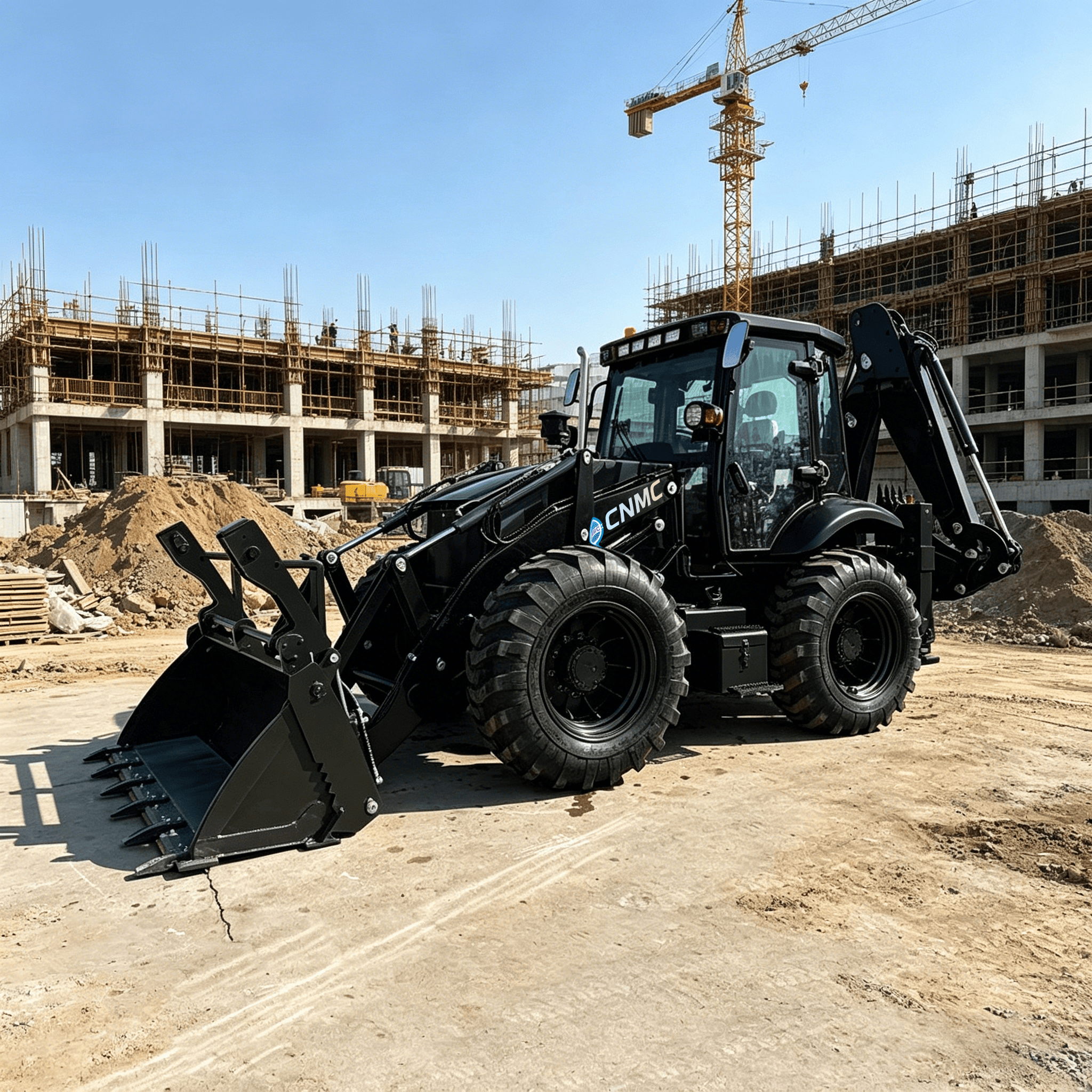 CN35-45 10 Tons 4x4 Wheel Load - огляд і ціна Tractor Backhoe