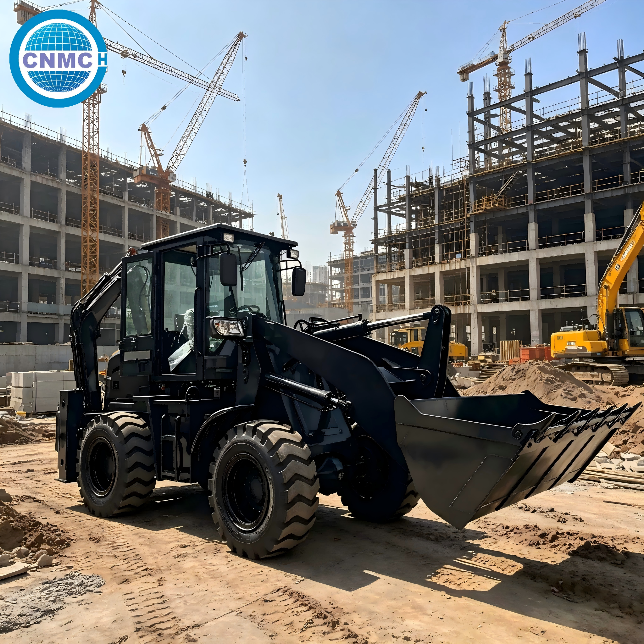 CN10-80 4x4 Wheel Excavator Lo - огляд і ціна Tractor Backhoe