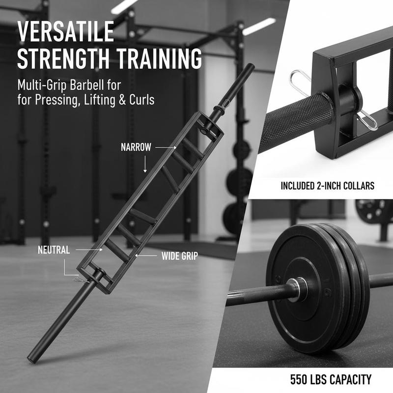 Multi-Grip Weightlifting Rod 8 - огляд і ціна Heavy Equipment Safety Training