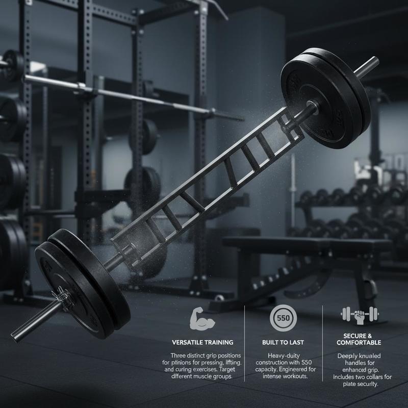 Multi-Grip Weightlifting Rod 8 - огляд і ціна Heavy Equipment Safety Training