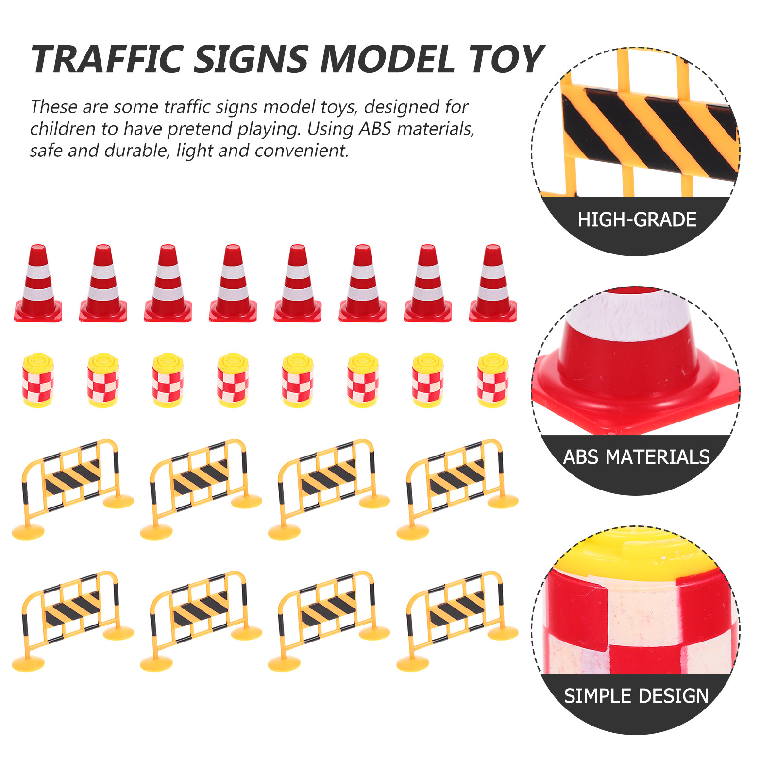 24Pcs Traffic Simulation Educa - огляд і ціна Road Traffic Cone