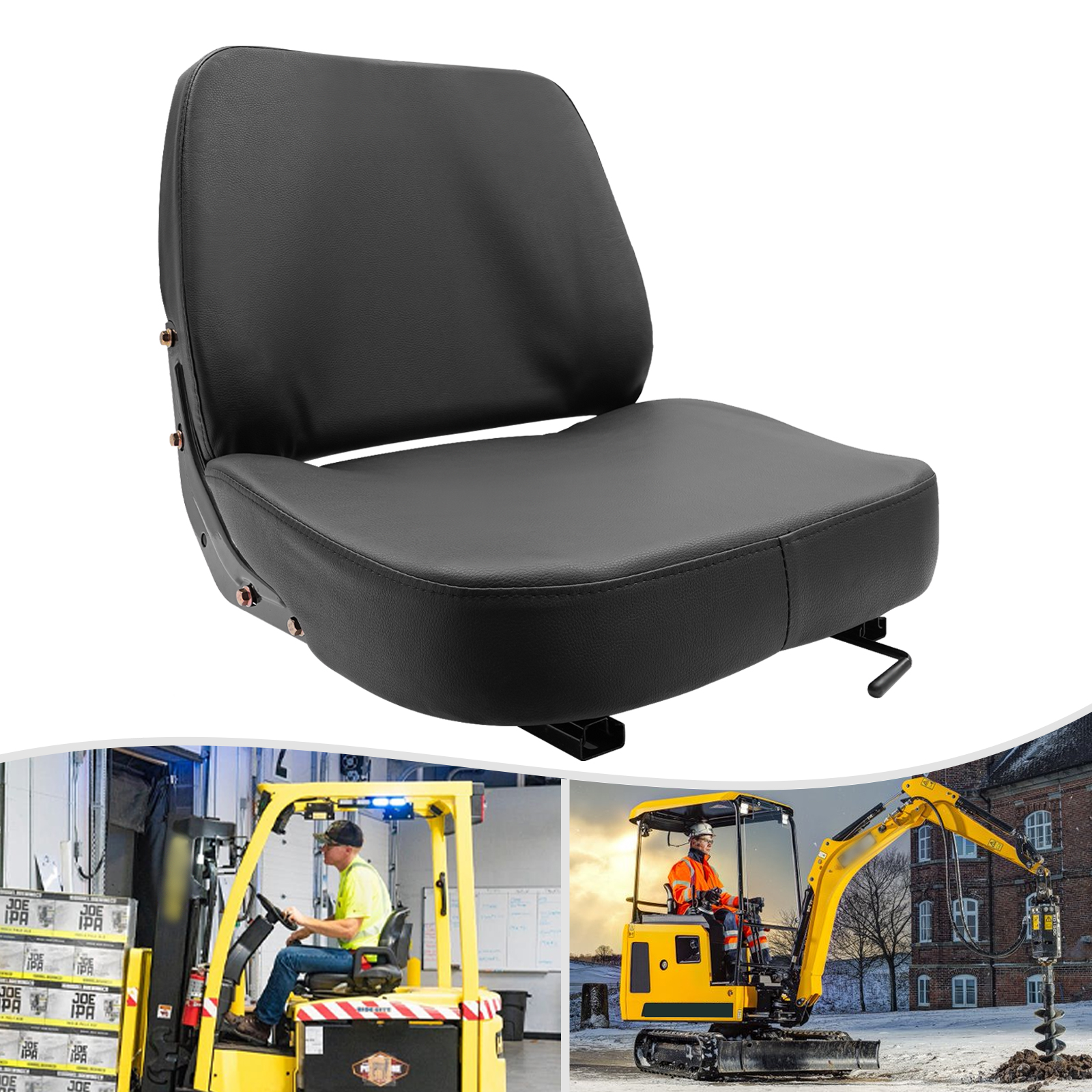 High Back Mower Seat Universal - огляд і ціна Tractor Backhoe