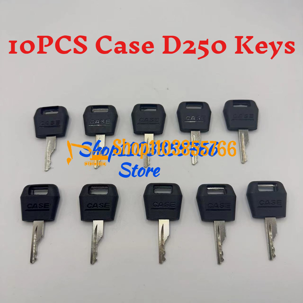 10pcs Ignition Keys for Case I - огляд і ціна Tractor Backhoe