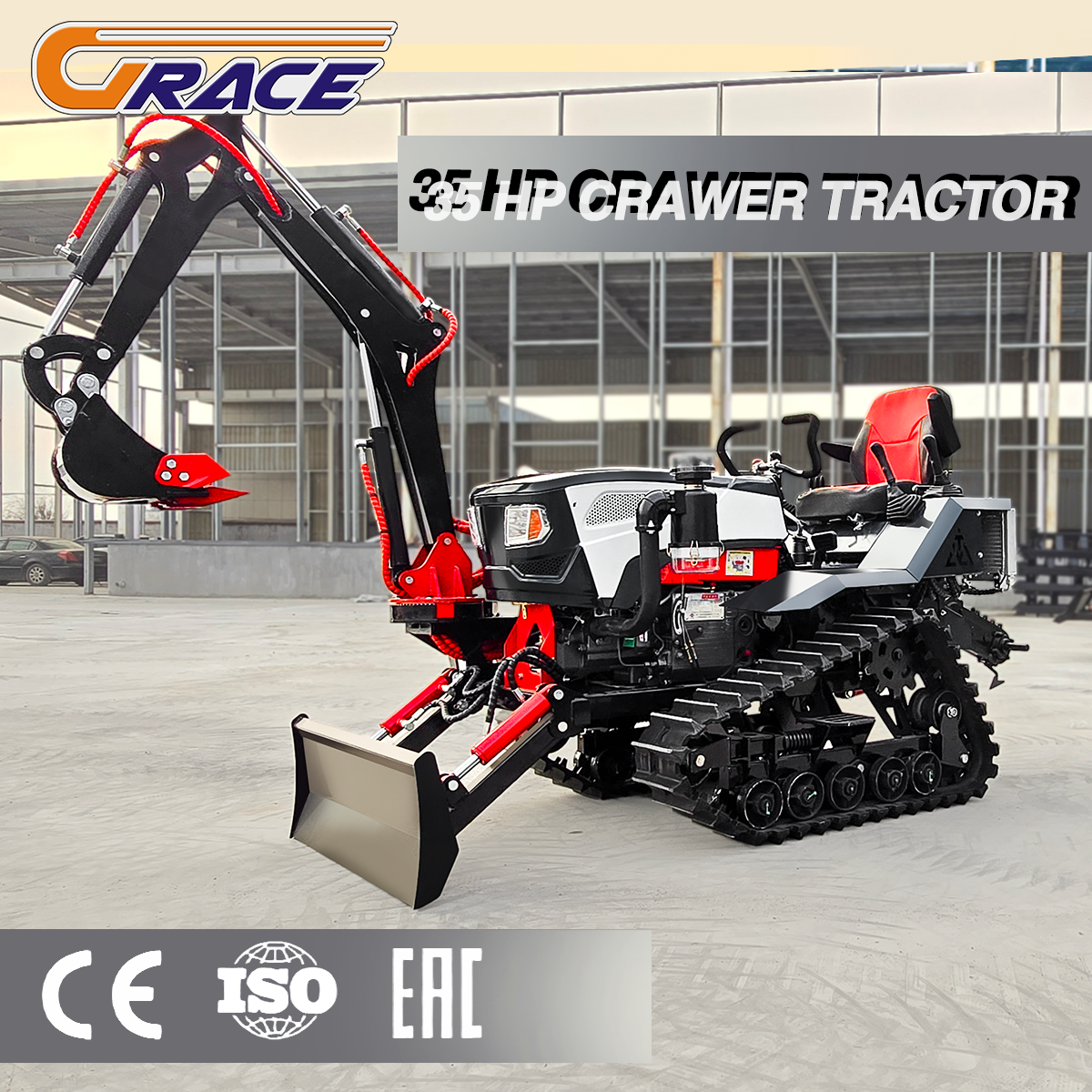 Customize Farm Tractor With Fr - огляд і ціна Tractor Backhoe