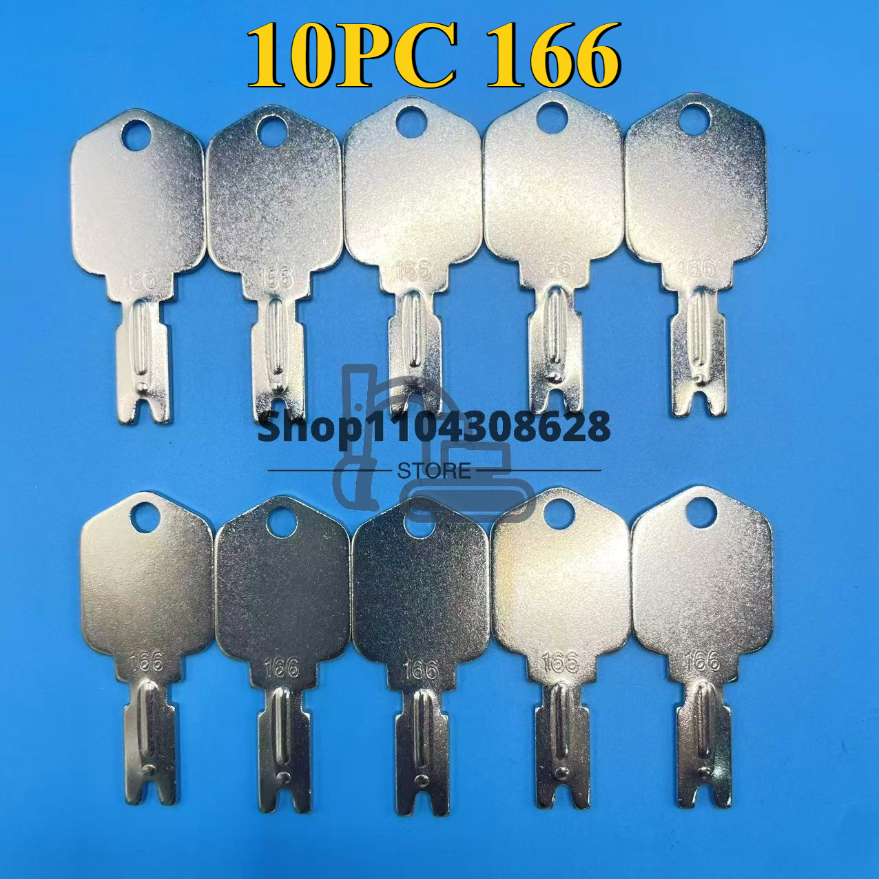 10PCS 166 Ignition Keys Forkli - огляд і ціна Heavy Equipment Forklift