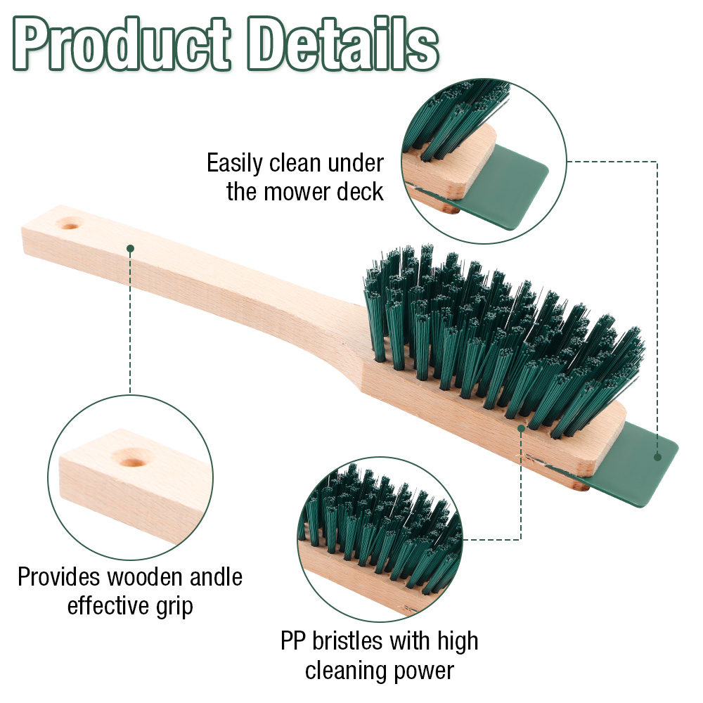 Heavy Duty Mower Bristle Brush - огляд і ціна Heavy Equipment Scraper