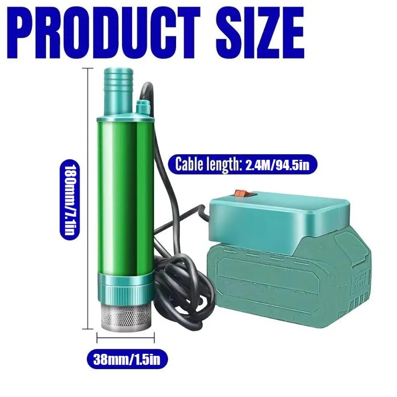 Lithium Battery Pump For Makit - огляд і ціна Diesel Water Pump