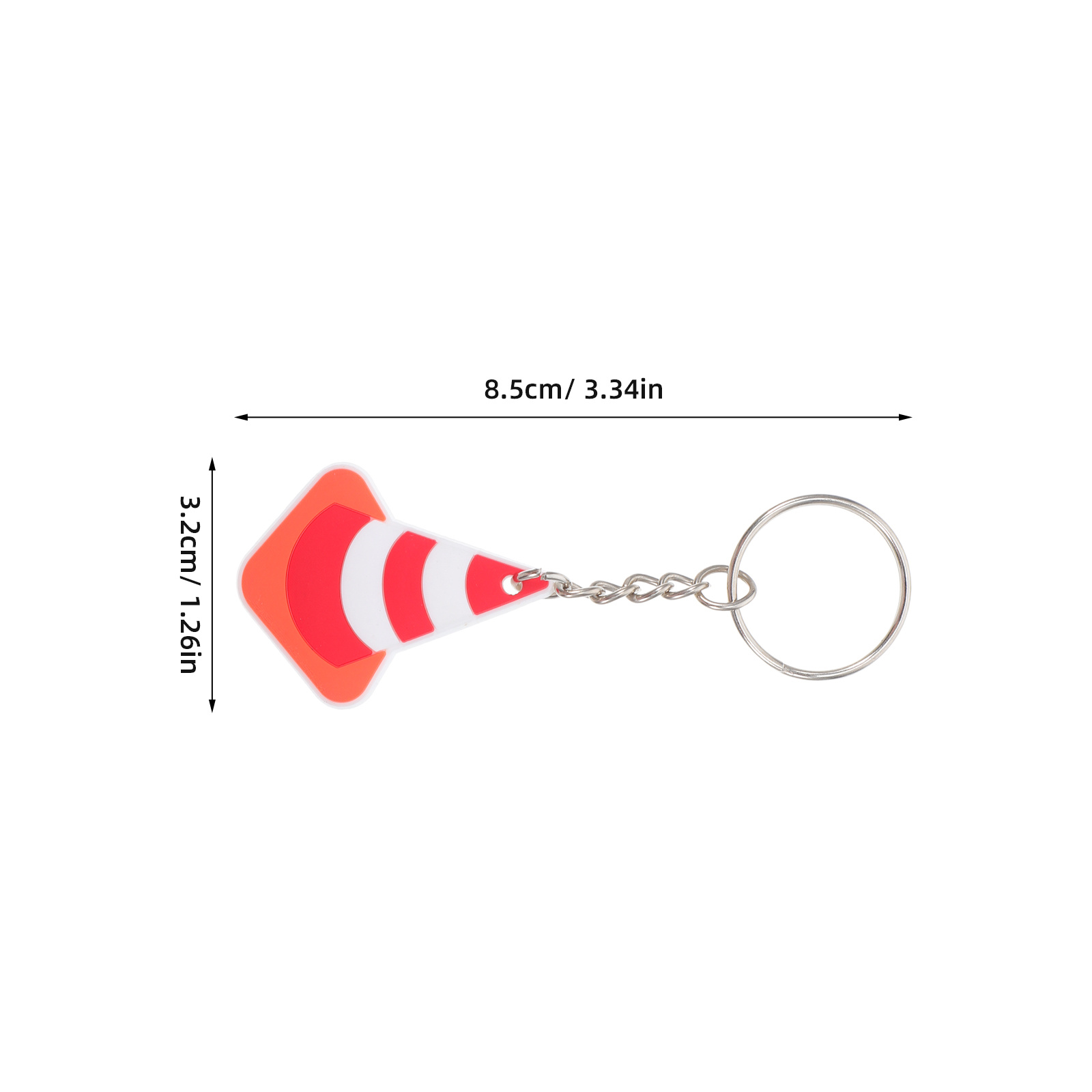 10Pcs Road Cones Keychain Set  - огляд і ціна Road Traffic Cone