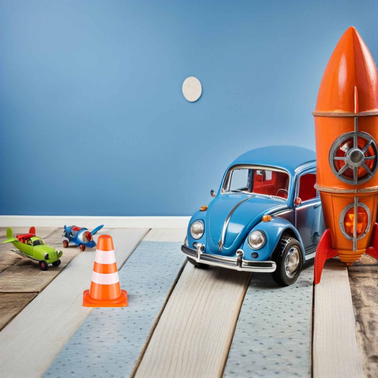 24Pcs Mini Traffic Cones Orang - огляд і ціна Road Traffic Cone