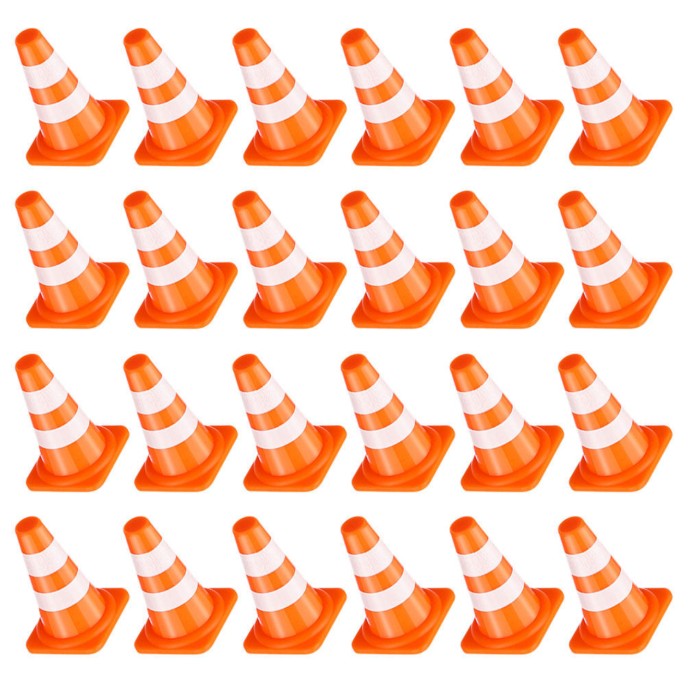 24Pcs Mini Traffic Cones Orang - огляд і ціна Road Traffic Cone