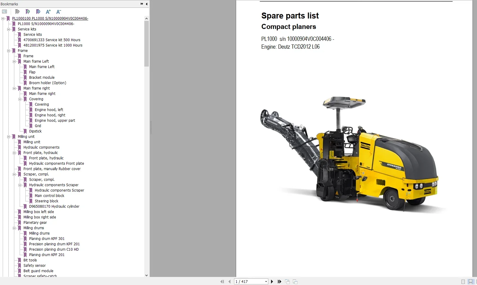 EPC-SOFTWARE Dynapac Heavy Equ - огляд і ціна Heavy Equipment Pdf