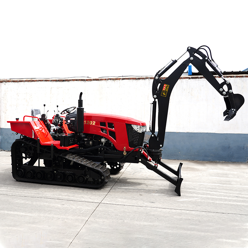 Customized 80/120HP Rubber-tra - огляд і ціна Tractor Backhoe