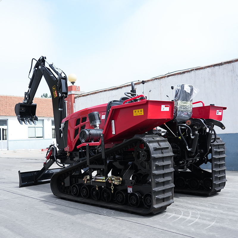 Customized 80/120HP Rubber-tra - огляд і ціна Tractor Backhoe