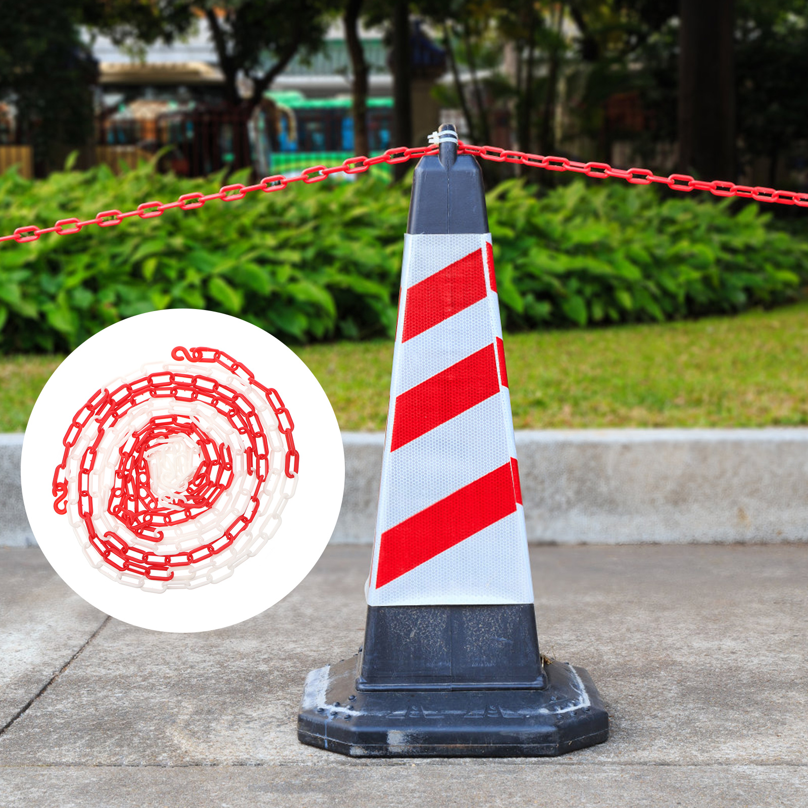 5M Plastic Safety Chain Road C - огляд і ціна Road Traffic Cone