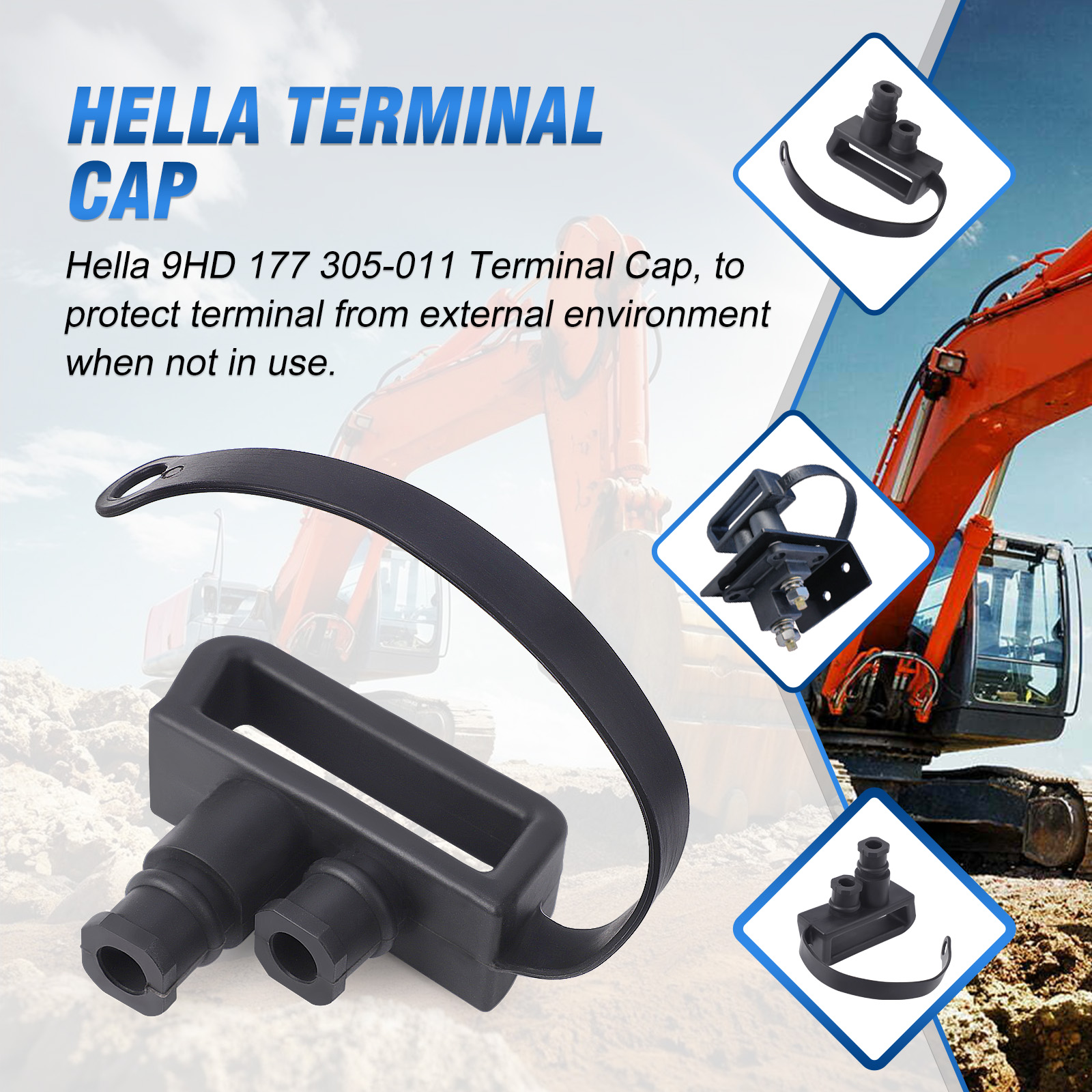 9HD 177 305-011 New Black Rubb - огляд і ціна Heavy Equipment Mining