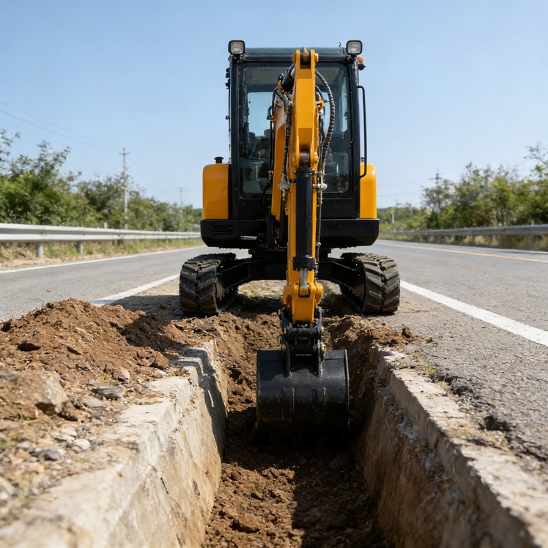 Durable 1.2t Mini Excavator Hy - огляд і ціна Tractor Backhoe