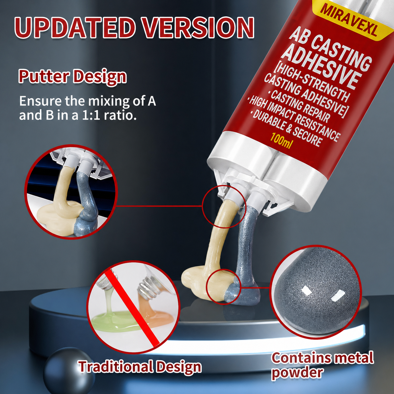 Heavy Duty High Temp Metal Rep - огляд і ціна Heavy Equipment Scraper