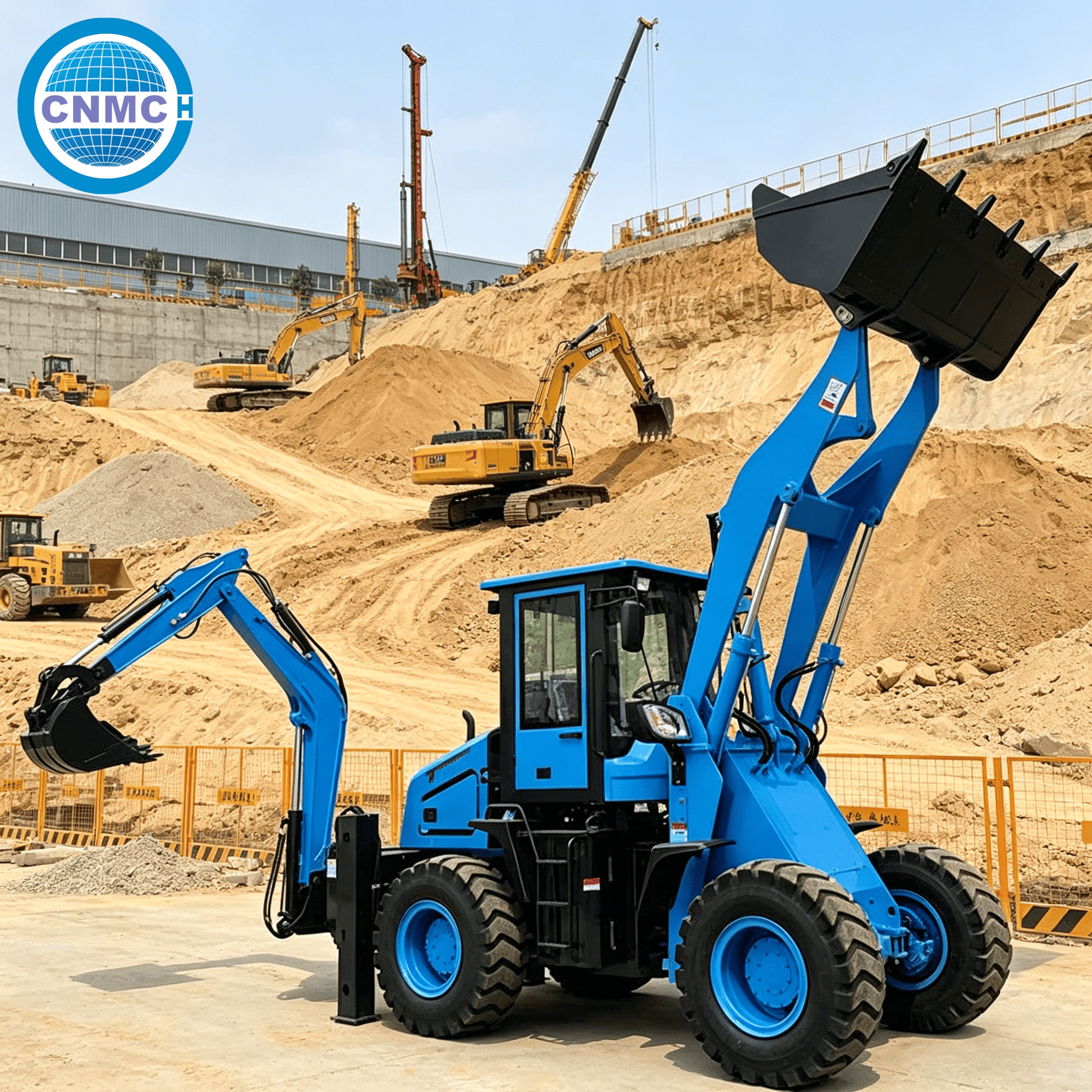 CNMC Backhoe Excavator Loader  - огляд і ціна Tractor Backhoe